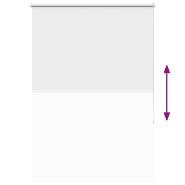 vidaXL Roleta Zatemnenie biela 105x130cm Šírka látky 100,7cm Polyester – Obrázok 9