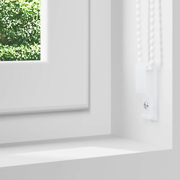 vidaXL Roleta Zatemnenie biela 165x130cm Šírka látky 161,6cm Polyester – Obrázok 7