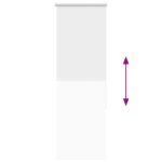 vidaXL Roleta Zatemnenie biela 50x150cm Šírka látky 45,7cm Polyester – Obrázok 9