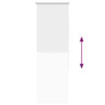 vidaXL Roleta Zatemnenie biela 60x150cm Šírka látky 55,7cm Polyester – Obrázok 9