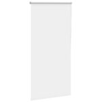 vidaXL Roleta Zatemnenie biela 85x150cm Šírka látky 80,7cm Polyester – Obrázok 3