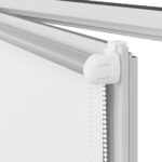 vidaXL Roleta Zatemnenie biela 85x175cm Šírka látky 80,7cm Polyester – Obrázok 12
