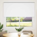 vidaXL Roleta Zatemnenie biela 145x175cm Šírka látky 141,6cm Polyester – Obrázok 2