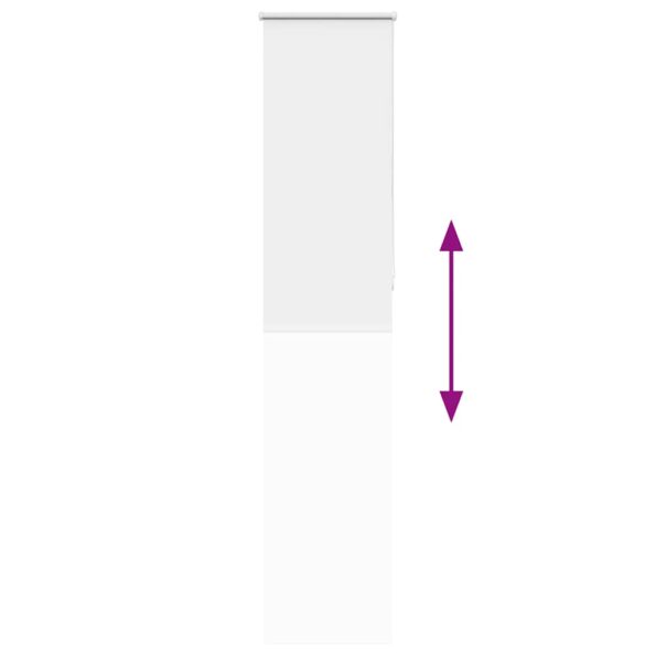 vidaXL Roleta Zatemnenie biela 40x210cm Šírka látky 35,7cm Polyester – Obrázok 9