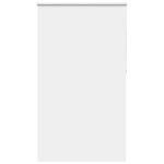 vidaXL Roleta Zatemnenie biela 125x210cm Šírka látky 121,6cm Polyester