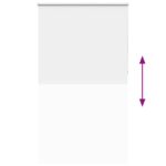 vidaXL Roleta Zatemnenie biela 125x210cm Šírka látky 121,6cm Polyester – Obrázok 9