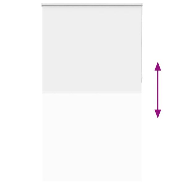 vidaXL Roleta Zatemnenie biela 125x210cm Šírka látky 121,6cm Polyester – Obrázok 9
