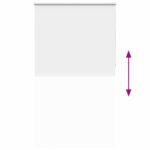 vidaXL Roleta Zatemnenie biela 140x210cm Šírka látky 136,6cm Polyester – Obrázok 9