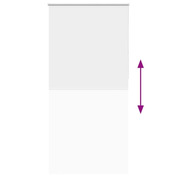 vidaXL Roleta Zatemnenie biela 100x230cm Šírka látky 95,7cm Polyester – Obrázok 9