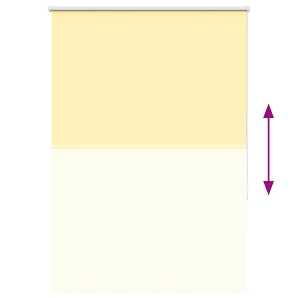 vidaXL Roleta Zatemnenie žltá 95x150cm Šírka látky 90,7cm Polyester – Obrázok 9