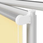 vidaXL Roleta Zatemnenie žltá 150x150 cm Šírka látky 146,6cm Polyester – Obrázok 11