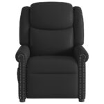vidaXL Masážne kreslo, čierne, lesklá umelá koža – Obrázok 3