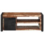 VidaXL Konferenčný stolík Viacfarebný 90x50x36cm Rekultivované masívne – Obrázok 5