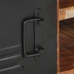 VidaXL Konferenčný stolík Viacfarebný 90x50x36cm Rekultivované masívne – Obrázok 9