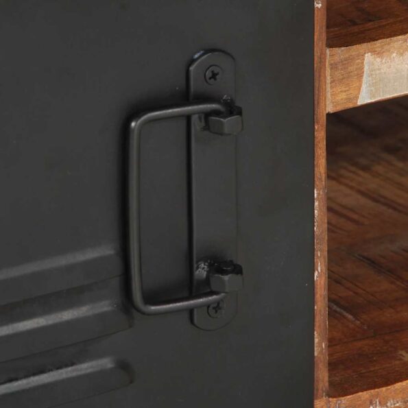 VidaXL Konferenčný stolík Viacfarebný 90x50x36cm Rekultivované masívne – Obrázok 9