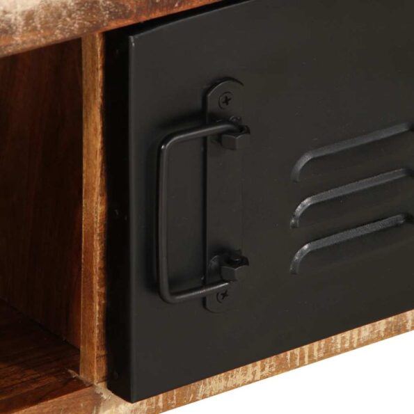 VidaXL Konferenčný stolík Viacfarebný 90x50x36cm Rekultivované masívne – Obrázok 7