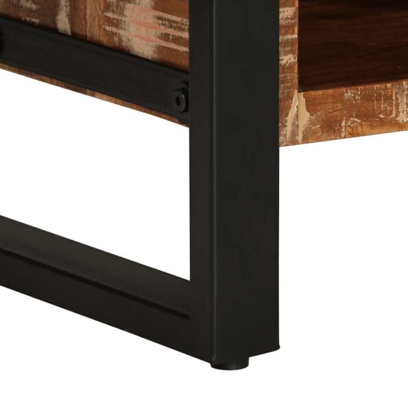 VidaXL Konferenčný stolík Viacfarebný 90x50x36cm Rekultivované masívne – Obrázok 8