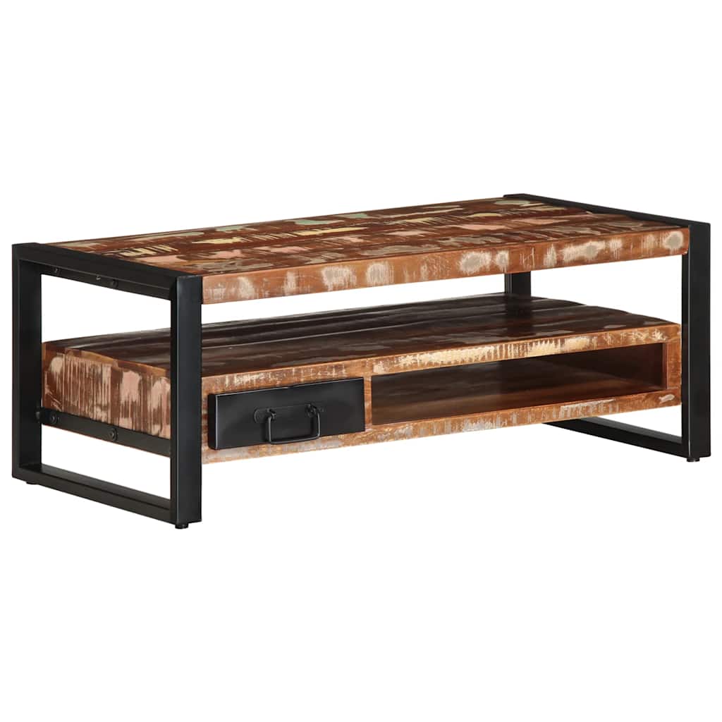 VXL8721158339317_a_en_hd_1.jpg VidaXL Konferenčný stolík Viacfarebný 90x50x36cm Rekultivované masívne – Obrázok 1