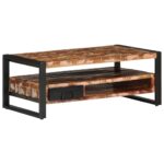 VidaXL Konferenčný stolík Viacfarebný 90x50x36cm Rekultivované masívne – Obrázok 2