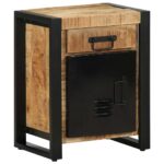 vidaXL Nočná skrinka 40x30x50 cm Masívne hrubé drevo Mango