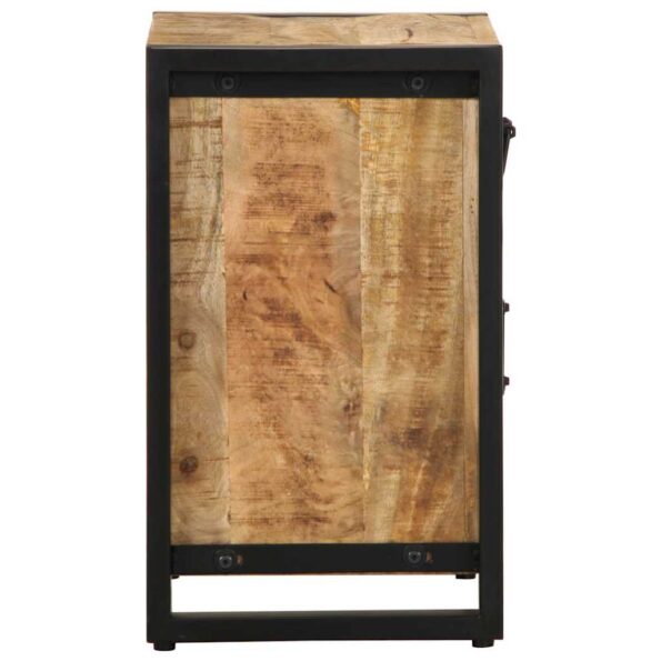 vidaXL Nočná skrinka 40x30x50 cm Masívne hrubé drevo Mango – Obrázok 6