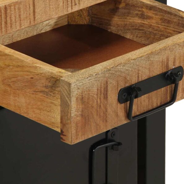 vidaXL Nočná skrinka 40x30x50 cm Masívne hrubé drevo Mango – Obrázok 9