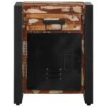 vidaXL Nočné skrinky 2 ks Viacfarebné masívne hrubé drevo Mango – Obrázok 4