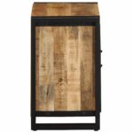 vidaXL Nočné skrinky 2 ks Masívne hrubé drevo Mango – Obrázok 5