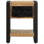 vidaXL Nočné skrinky 2 ks Masívne hrubé drevo Mango – Obrázok 2