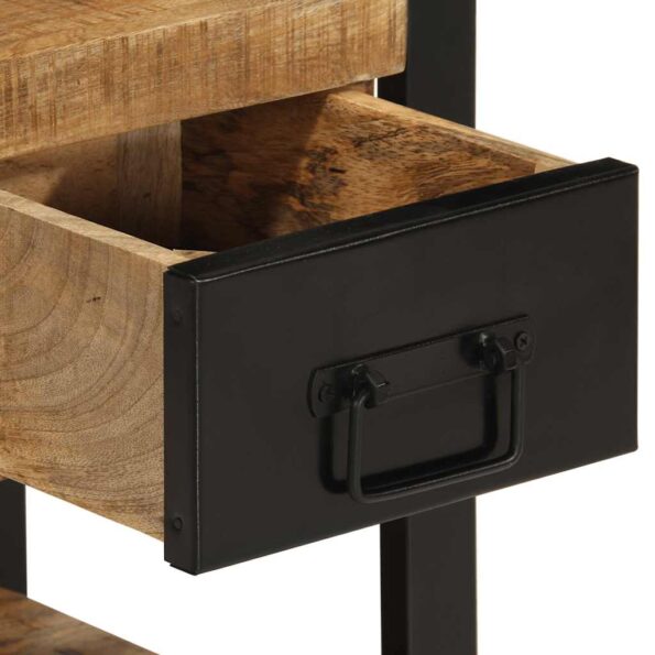 vidaXL Nočné skrinky 2 ks Masívne hrubé drevo Mango – Obrázok 9