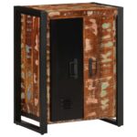 VidaXL Príborník Viacfarebný 55x35x70 cm Rekultivované masívne drevo