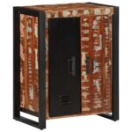 VidaXL Príborník Viacfarebný 55x35x70 cm Rekultivované masívne drevo – Obrázok 3