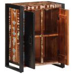 VidaXL Príborník Viacfarebný 55x35x70 cm Rekultivované masívne drevo – Obrázok 5