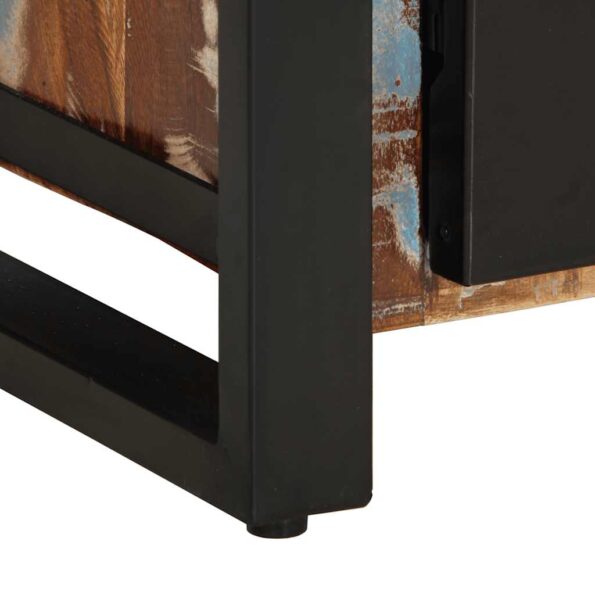 VidaXL Príborník Viacfarebný 55x35x70 cm Rekultivované masívne drevo – Obrázok 10