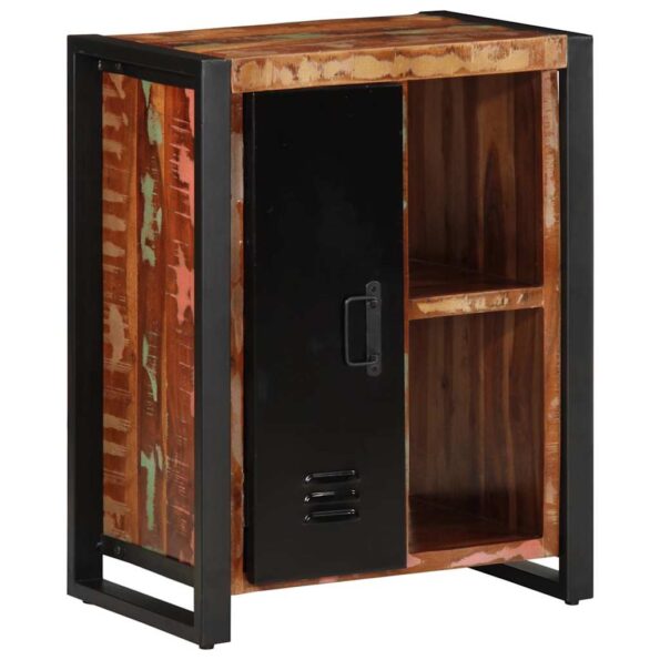 VidaXL Príborník Viacfarebný 55x35x70 cm Rekultivované masívne drevo – Obrázok 3