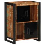 VidaXL Príborník Viacfarebný 55x35x70 cm Rekultivované masívne drevo – Obrázok 4