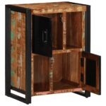 VidaXL Príborník Viacfarebný 55x35x70 cm Rekultivované masívne drevo – Obrázok 5