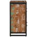 VidaXL Príborník Viacfarebný 55x35x70 cm Rekultivované masívne drevo – Obrázok 6