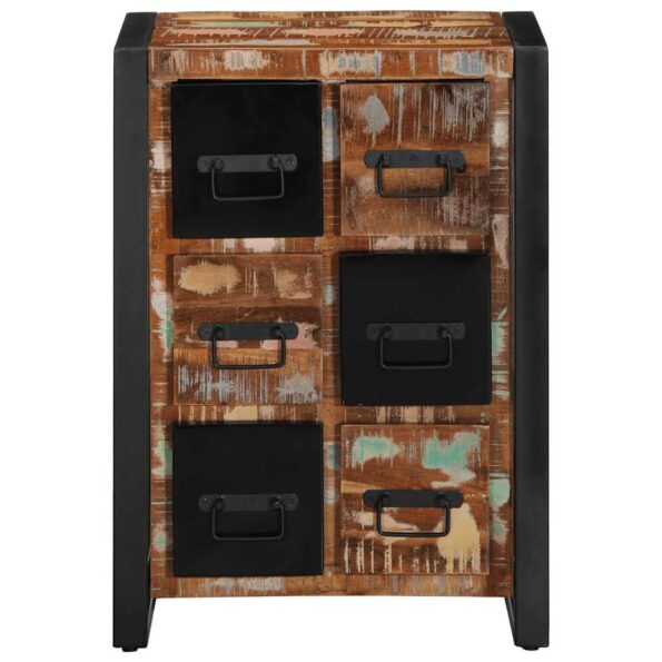 VidaXL Príborník 50x35x70 cm Rekultivované masívne drevo – Obrázok 2