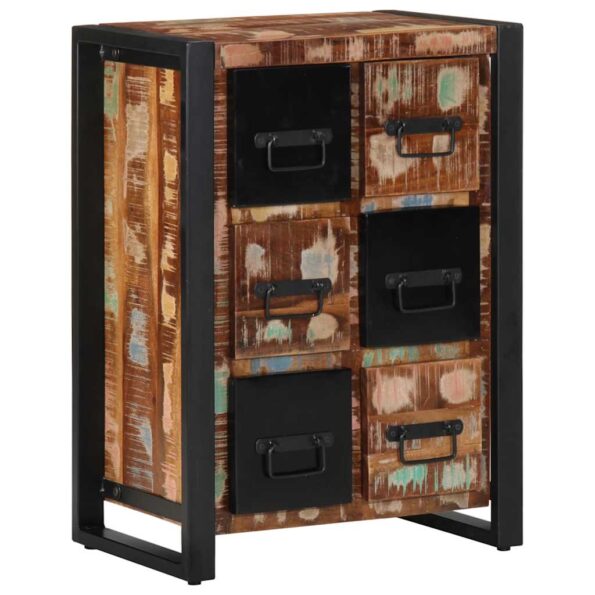 VidaXL Príborník 50x35x70 cm Rekultivované masívne drevo – Obrázok 11