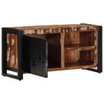 VidaXL TV skrinka 80x30x40 cm Rekultivované masívne drevo – Obrázok 2