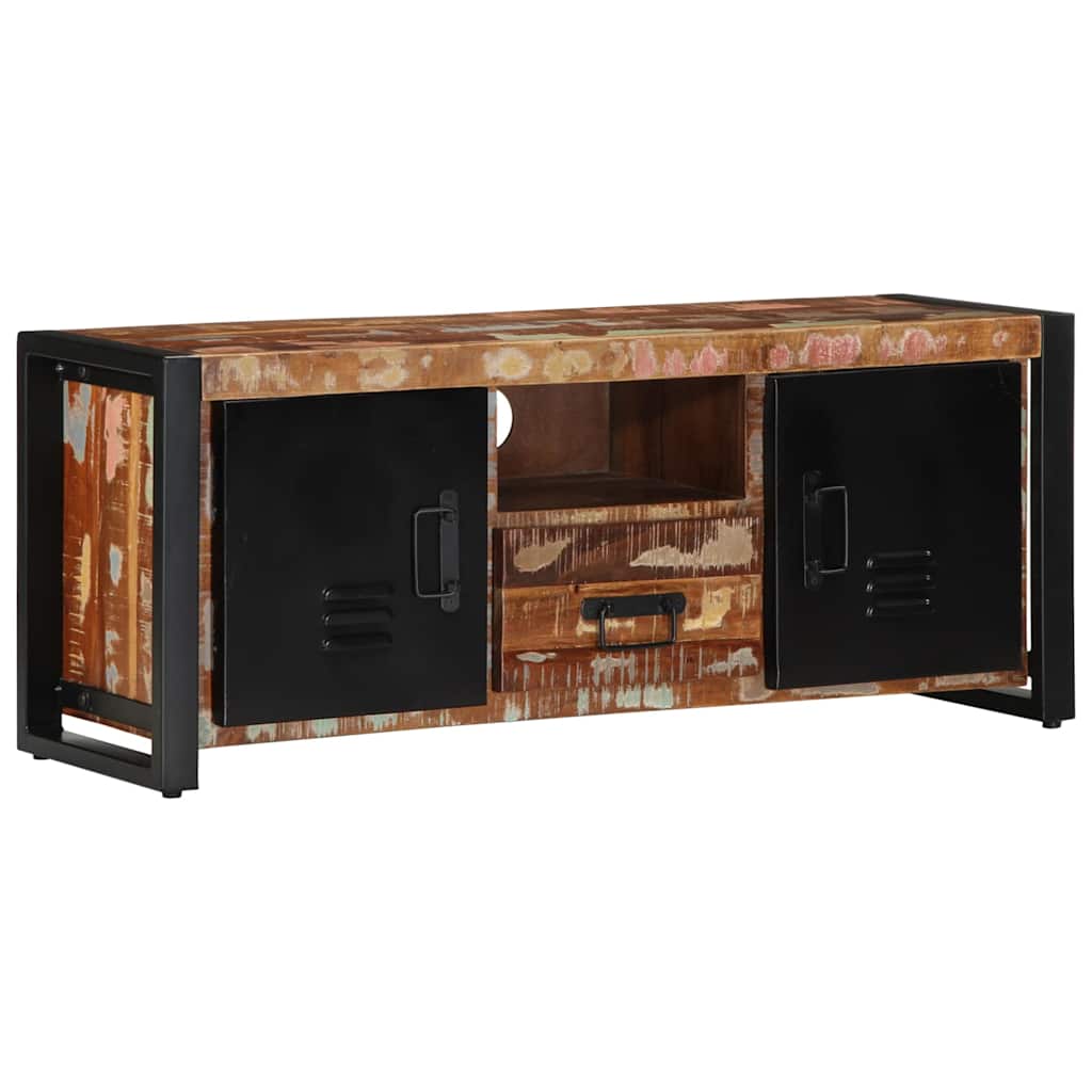 VXL8721158339638_a_en_hd_1.jpg VidaXL TV skrinka 100x30x40 cm Rekultivované masívne drevo – Obrázok 1