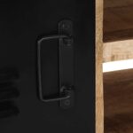 VidaXL TV skrinka 80x30x35 cm Masívne hrubé drevo Mango – Obrázok 7