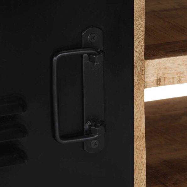 VidaXL TV skrinka 80x30x35 cm Masívne hrubé drevo Mango – Obrázok 7