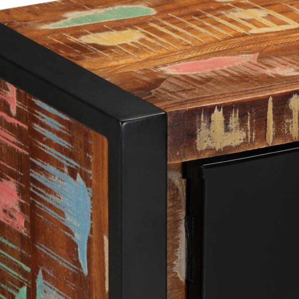 VidaXL TV skrinka 80x30x35 cm Rekultivované masívne drevo – Obrázok 6