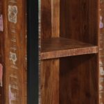 vidaXL Nočná skrinka 40x30x80 cm Rekultivované masívne drevo – Obrázok 6