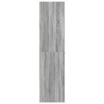 vidaXL Šatník sivý sonoma 80x50x200 cm kompozitné drevo – Obrázok 6