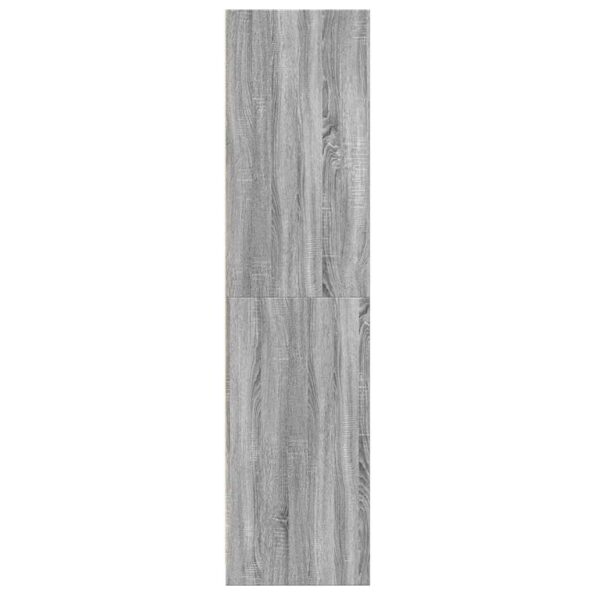 vidaXL Šatník sivý sonoma 80x50x200 cm kompozitné drevo – Obrázok 6