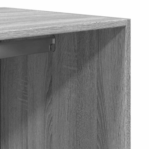 vidaXL Šatník sivý sonoma 80x50x200 cm kompozitné drevo – Obrázok 8