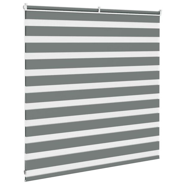 VXL8721158344144_g_en_hd_3.jpg vidaXL Zebra roleta tmavošedá 140x100 cm šírka látky 135,9cm polyester – Obrázok 4